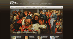 Desktop Screenshot of fineartconservation.ie